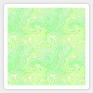Pastel Green Silk Marble - Digital Liquid Paint Sticker